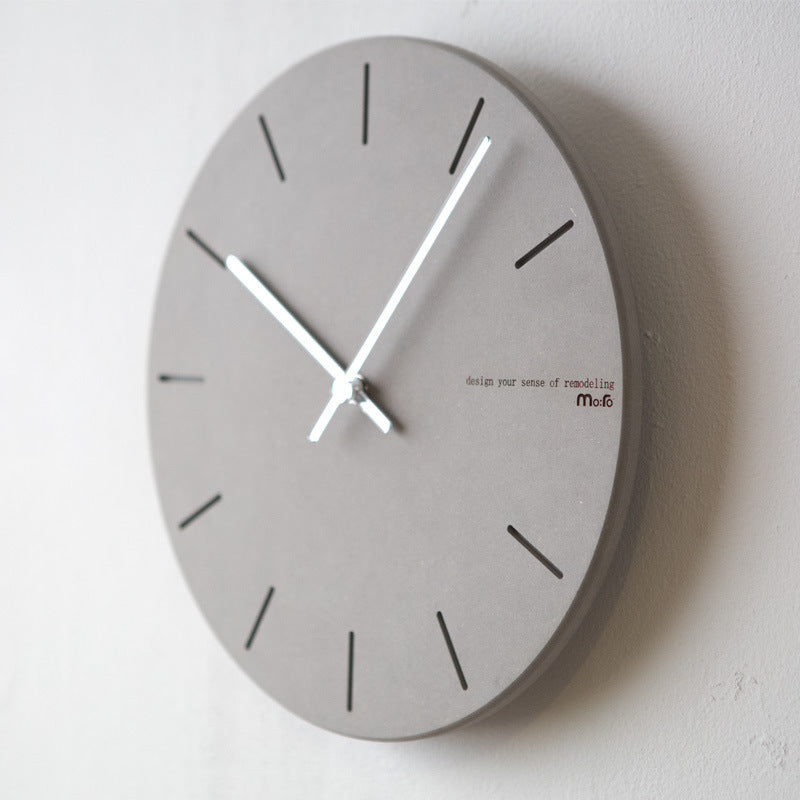 Minimalistic Simple Silent Wall Decoration Clock