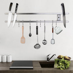 Miravique Mounted Magnetic Knife Rack & Utensil Holder