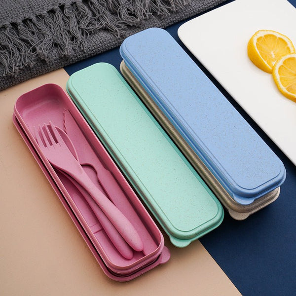 Wheat and Straw Eco-Friendly Cutlery Sets