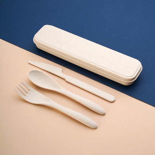 Wheat and Straw Eco-Friendly Cutlery Sets