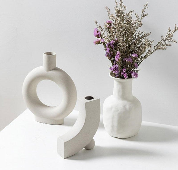 White Ceramic Vase