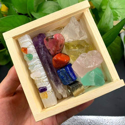 10 Healing Crystals In a Box