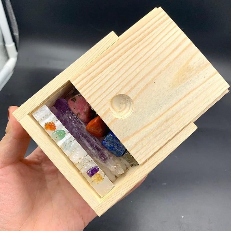 10 Healing Crystals In a Box