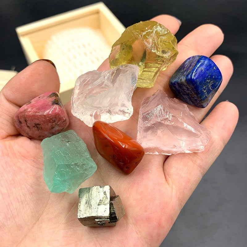 10 Healing Crystals In a Box