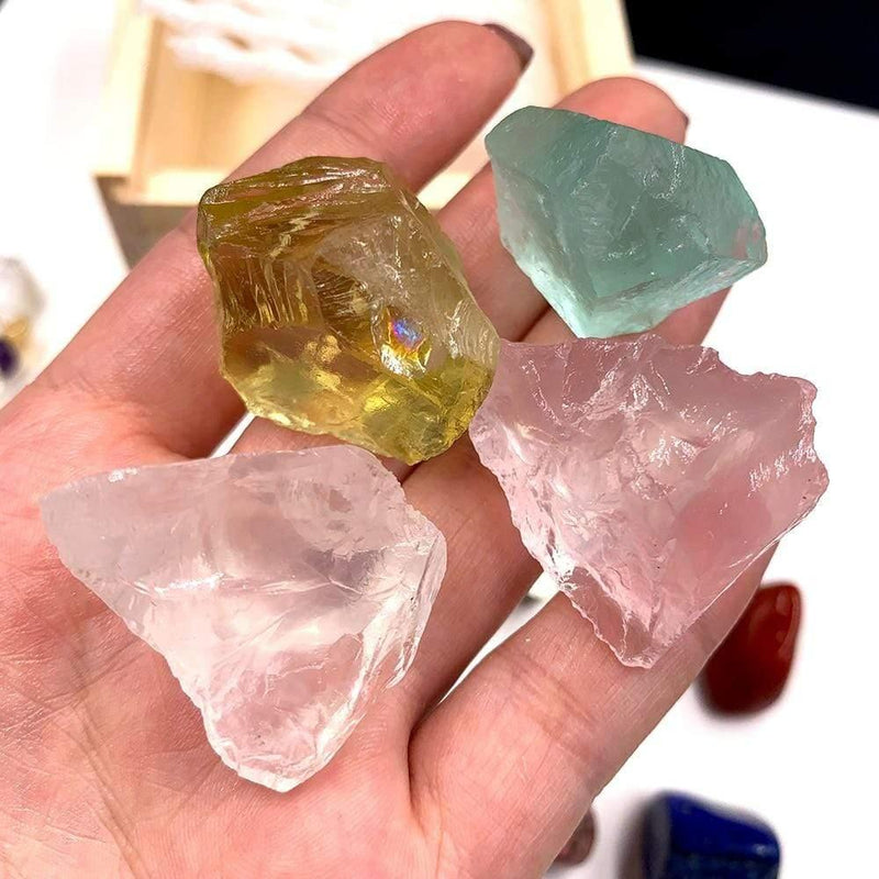 10 Healing Crystals In a Box