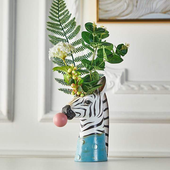 Adorable Animal Resin Flower Vase - Unique Decorative Animal Vases for Home Decor