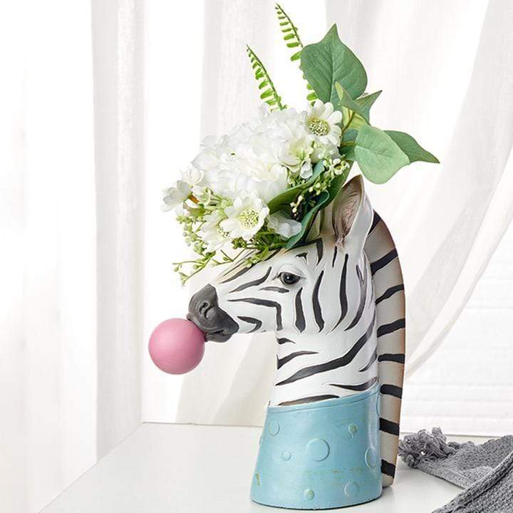 Adorable Animal Resin Flower Vase - Unique Decorative Animal Vases for Home Decor