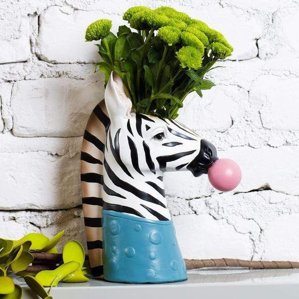 Adorable Animal Resin Flower Vase - Unique Decorative Animal Vases for Home Decor