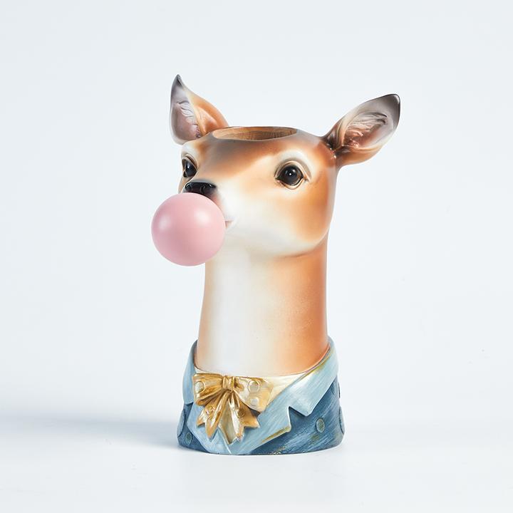 Adorable Animal Resin Flower Vase - Unique Decorative Animal Vases for Home Decor