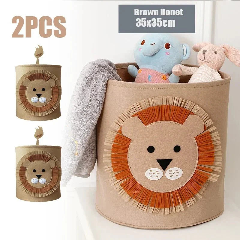 Wild Animal Toy Storage Basket