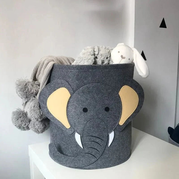 Wild Animal Toy Storage Basket