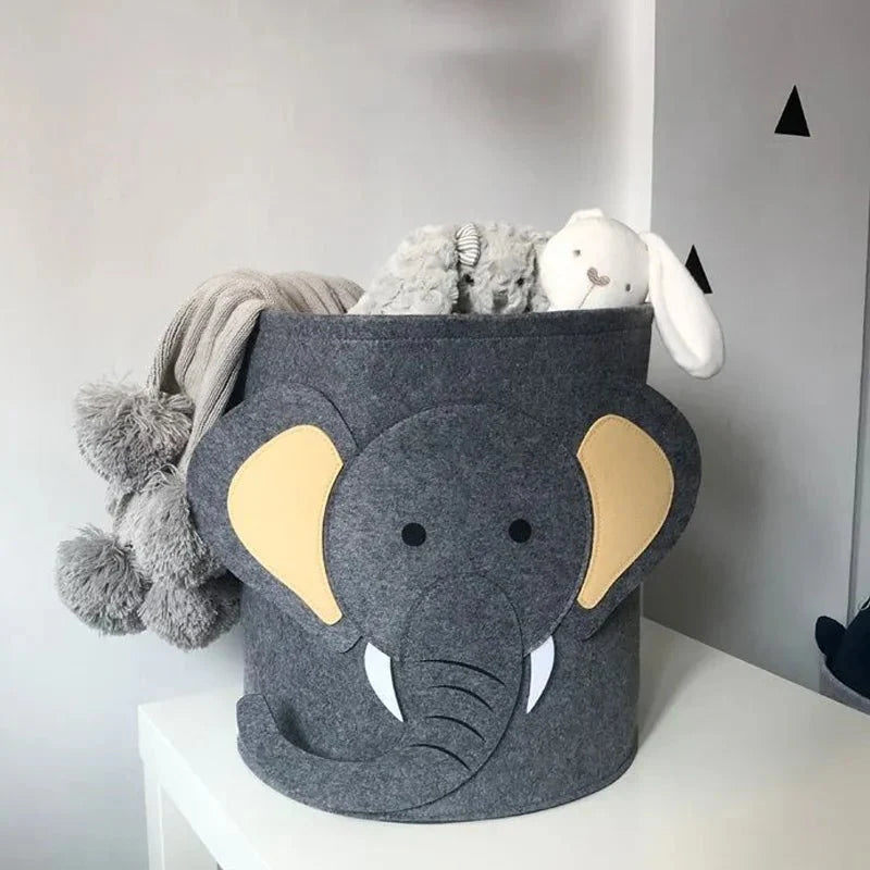 Wild Animal Toy Storage Basket