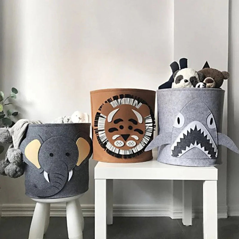 Wild Animal Toy Storage Basket