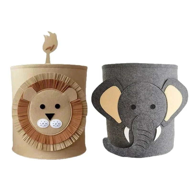 Wild Animal Toy Storage Basket