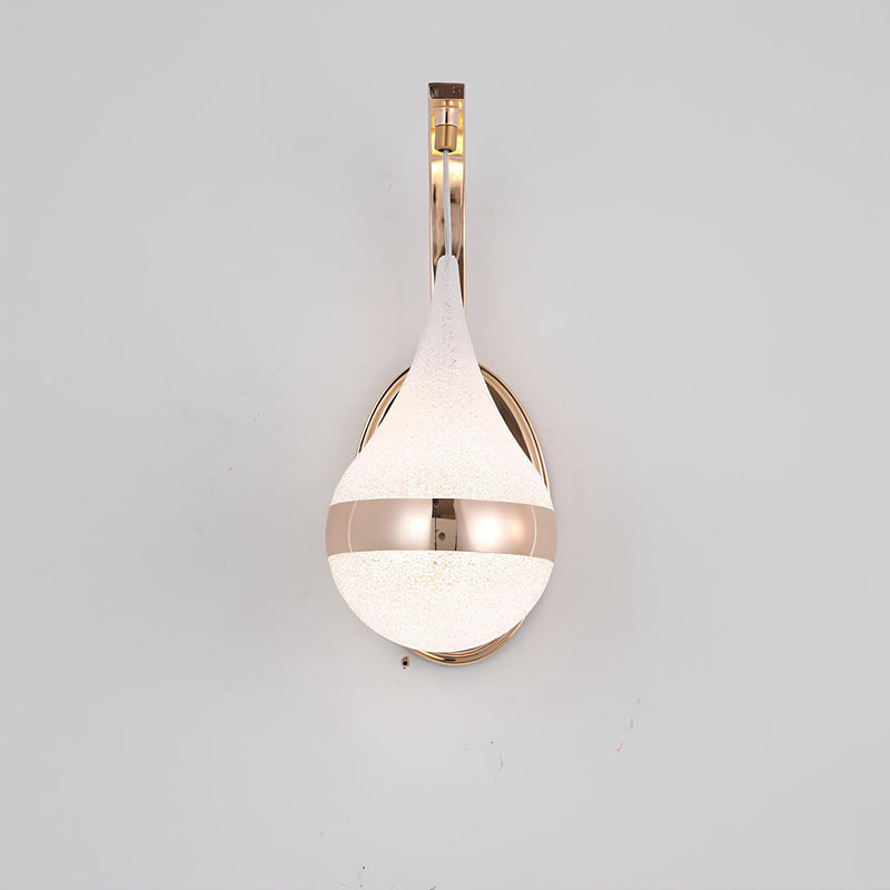 Miravique - Modern LED Wall Light in Drop Shape