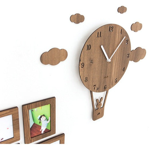 Cute Pendulum Kids Bedroom Wall Clock