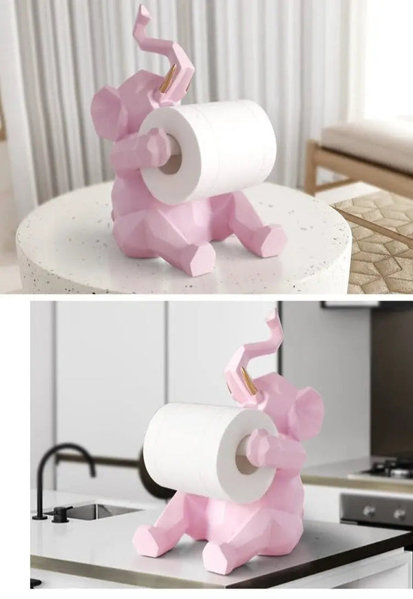 Abstract Elephant Tissue Holder