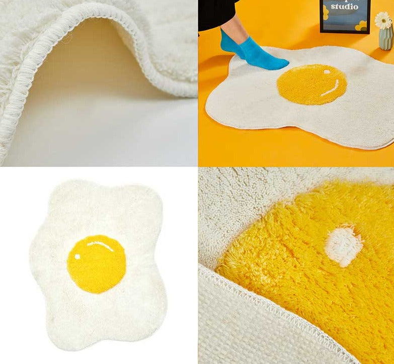 Aesthetic Bedroom Non Slip Fluffy Egg Rug