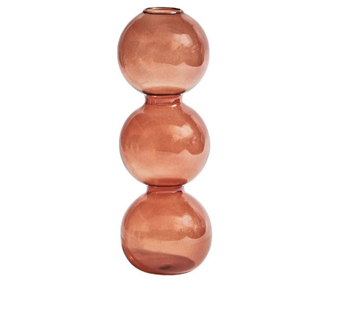 Aesthetic Brown Wavy Candle Holders