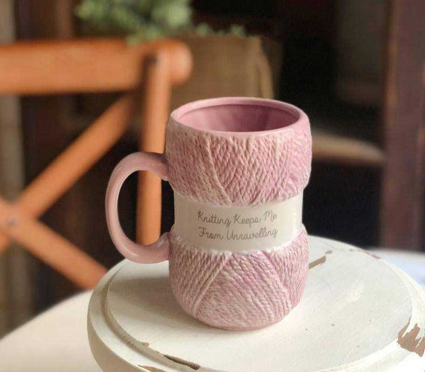 Aesthetic Ceramic Wool Mug