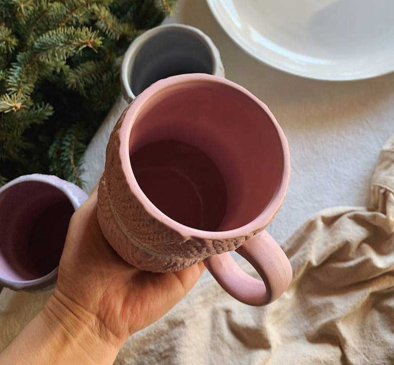 Aesthetic Ceramic Wool Mug