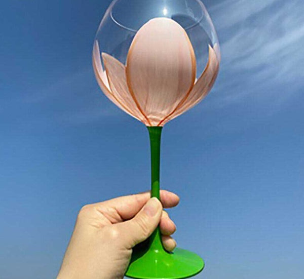 Aesthetic Flower Tulip Wine Glass