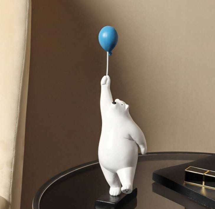 Balloon Flying Polar Bears