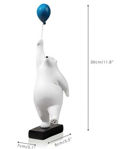 Balloon Flying Polar Bears