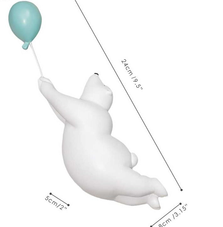 Balloon Flying Polar Bears