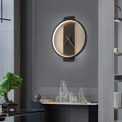 Black Neon Wall Clock