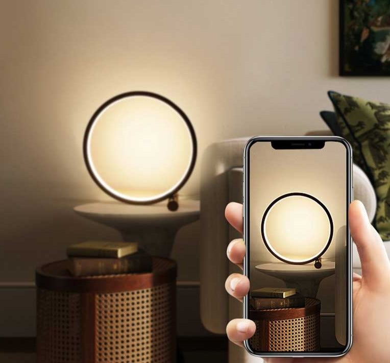 Circle LED Touch sensitive Lamp