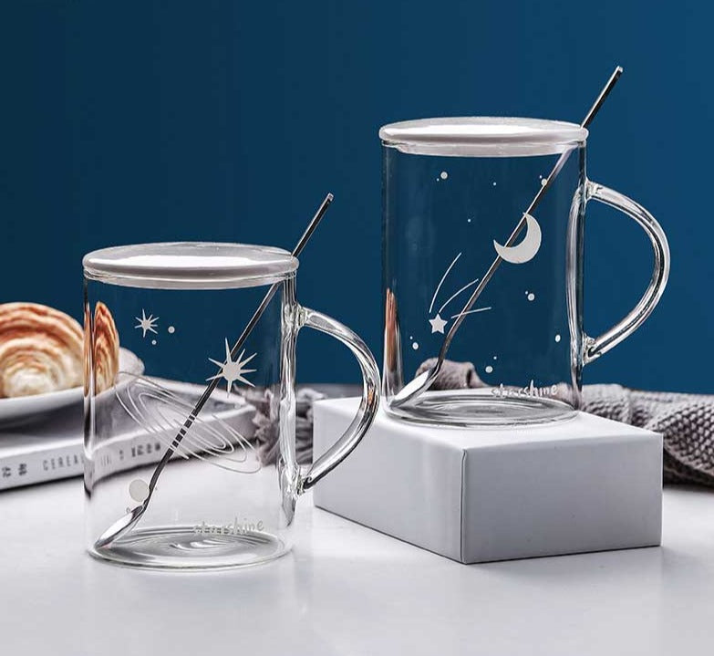 Creative Borosilicate Glass Starry Night Mug