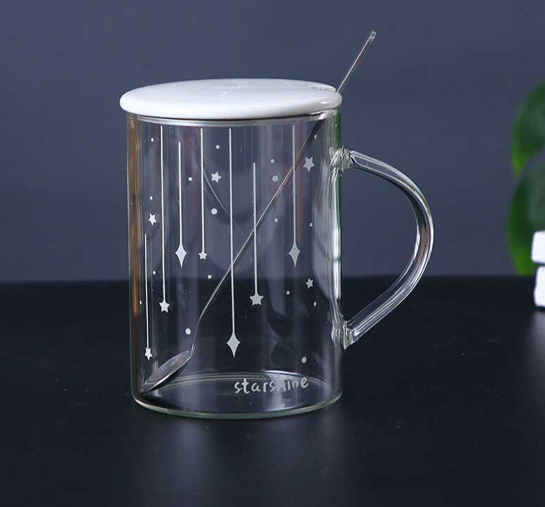 Creative Borosilicate Glass Starry Night Mug