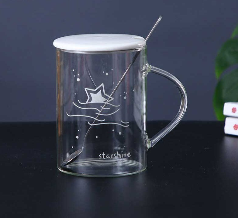 Creative Borosilicate Glass Starry Night Mug