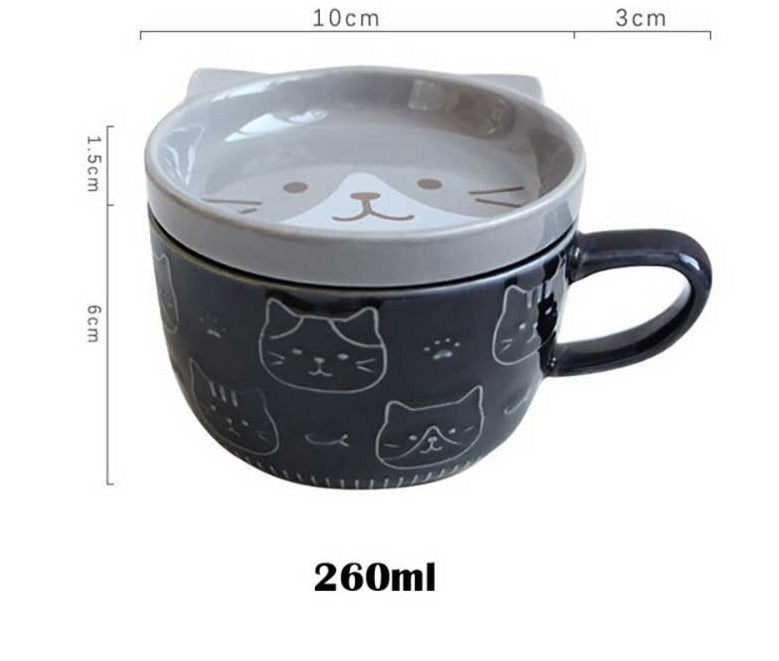 Cute Japanese style Ceramic Lucky Cat Mug