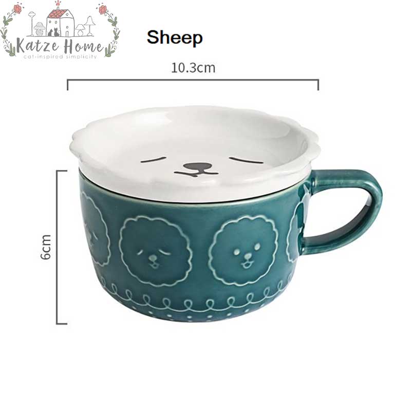 Cute Japanese style Ceramic Lucky Cat Mug