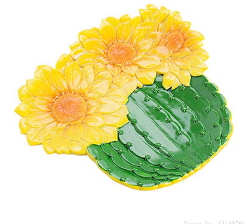 Dessert Cactus Sunflowers Plates