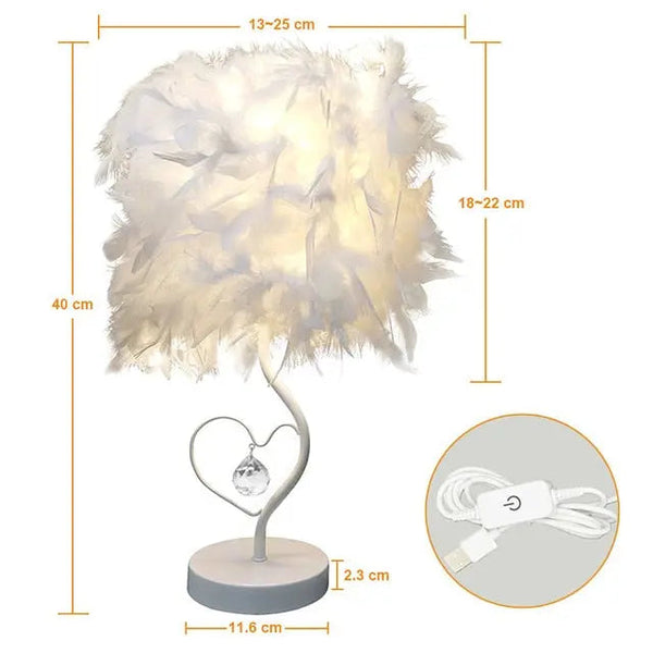 Feather Cloud Lamp