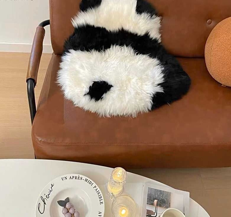 Fluffy Panda Rug Mat