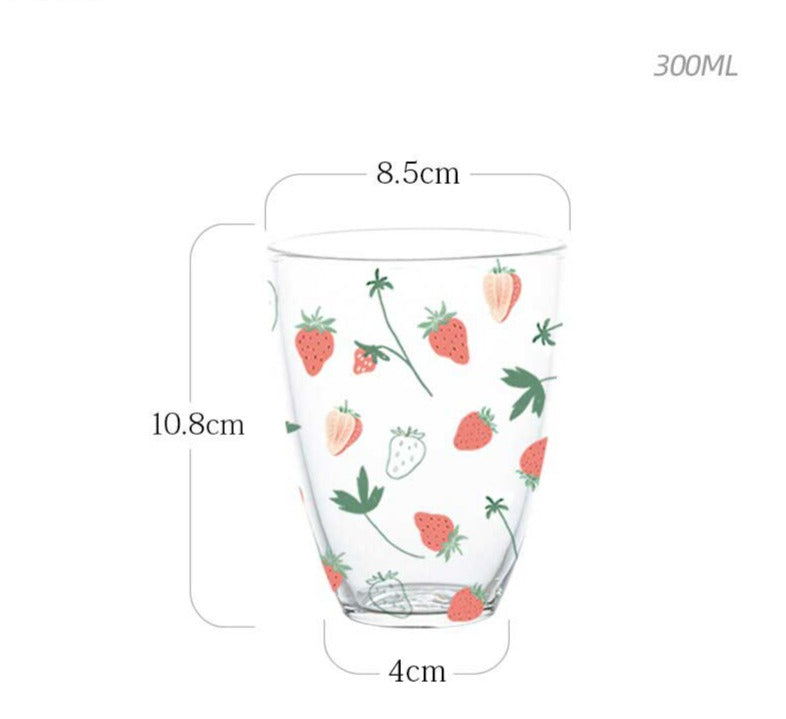 Fruit Borosilicate Glass Mug