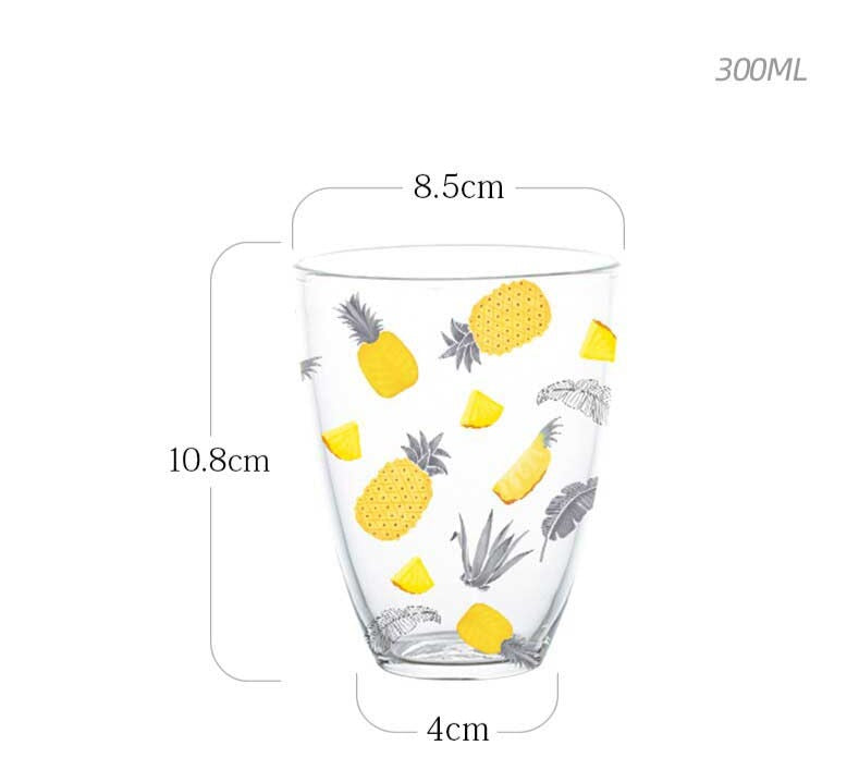 Fruit Borosilicate Glass Mug