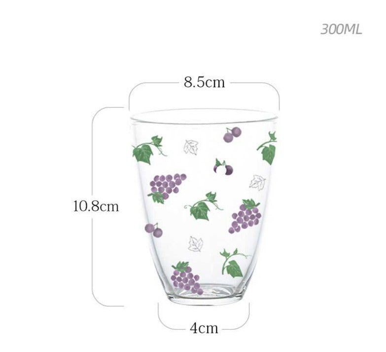 Fruit Borosilicate Glass Mug