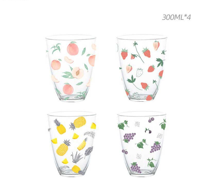 Fruit Borosilicate Glass Mug