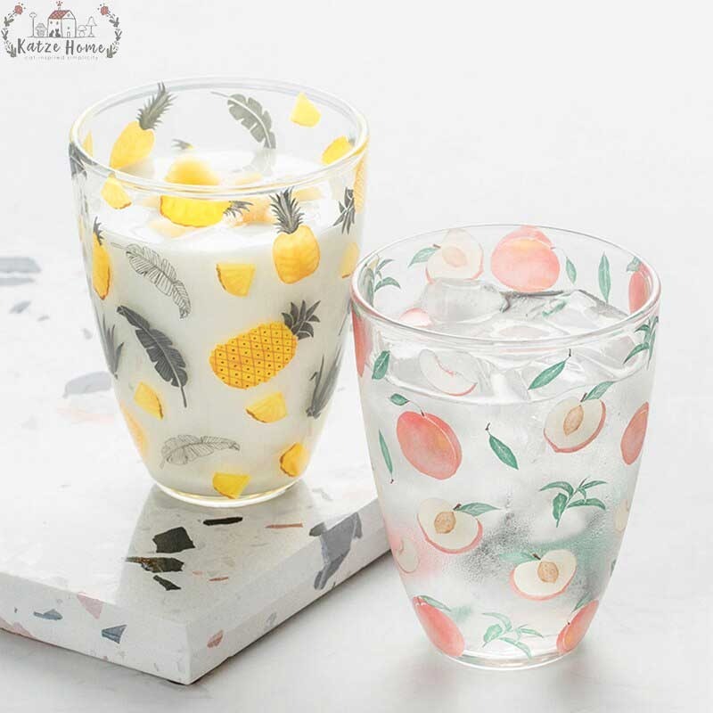 Fruit Borosilicate Glass Mug