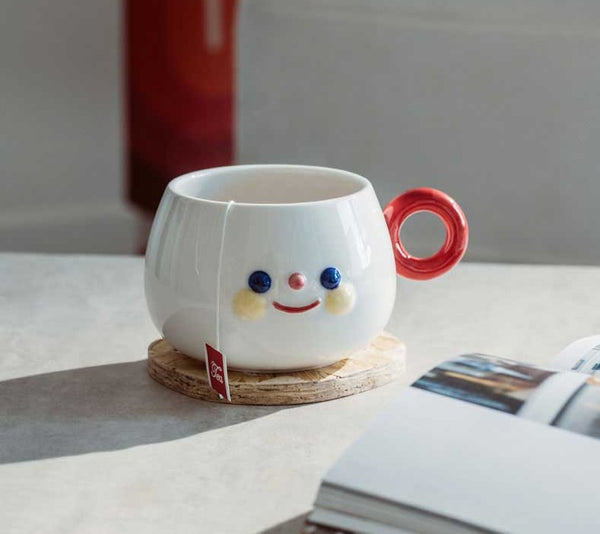 Funny Ceramic Cartoon Smile Mug