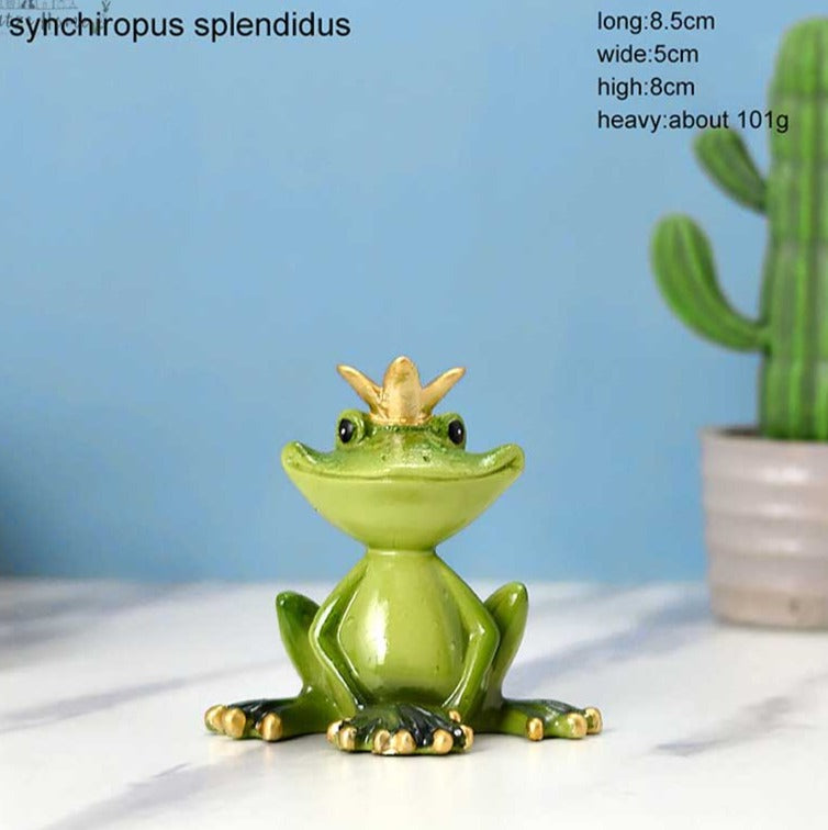 Funny Meditating Yoga Frog Statue - Whimsical Resin Zen Decor for Home, Office, or Garden - 4 Styles