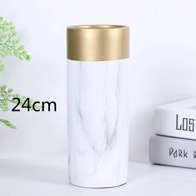 Golden Rim Vase