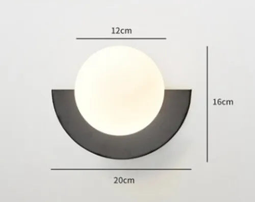 Minimalist Pastel Glass Ball Lamp