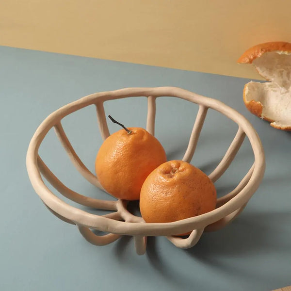 Minimalist Resin Hollow Fruit Tray