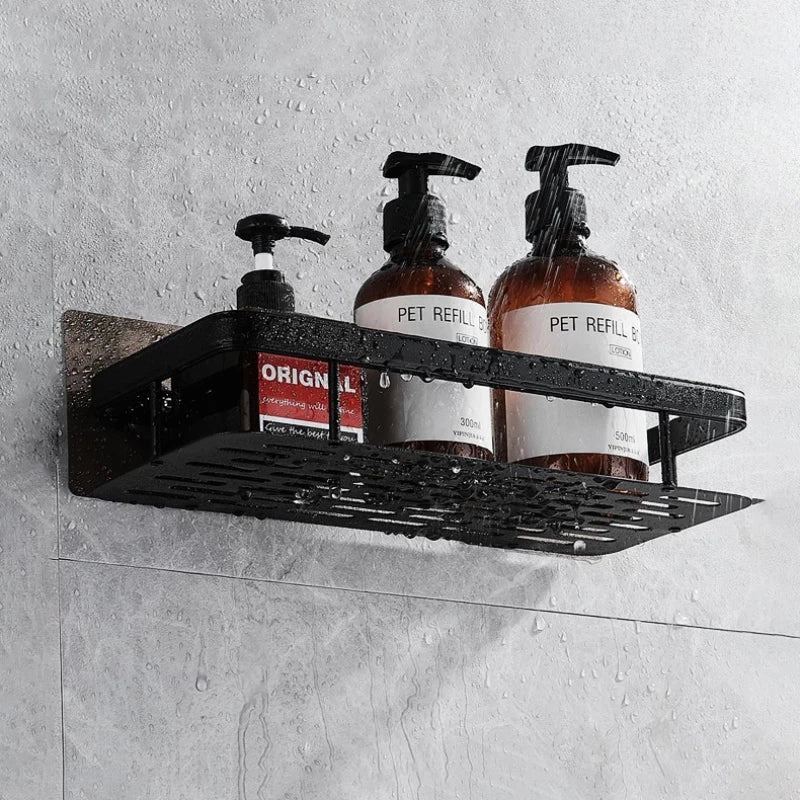 No-Drill Bathroom Corner Shelf: Stylish and Practical Shower Storage Solution